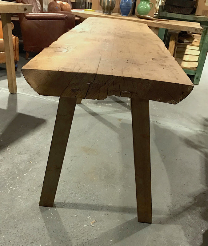 Vintage European Wooden Console Table  #3999