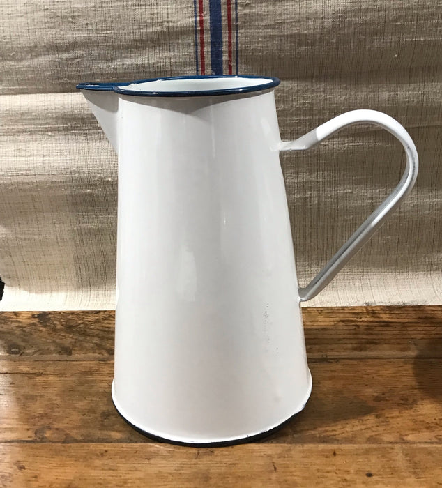 Old Stock (Never Used) European Enamel Pitcher #4023