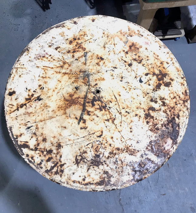 Vintage Round Metal  Garden Table  #4034