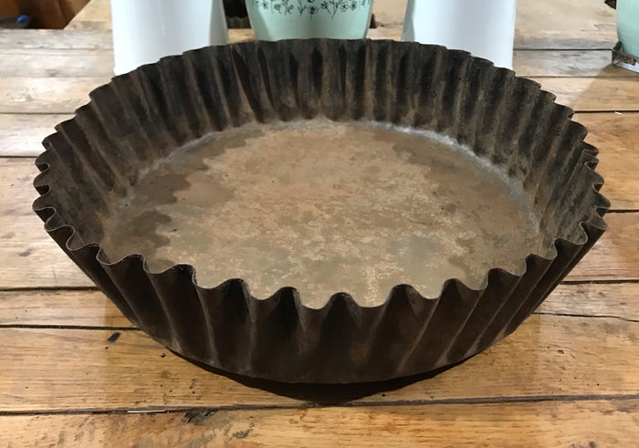Rustic  European Metal Baking Dish / Mould  #4040