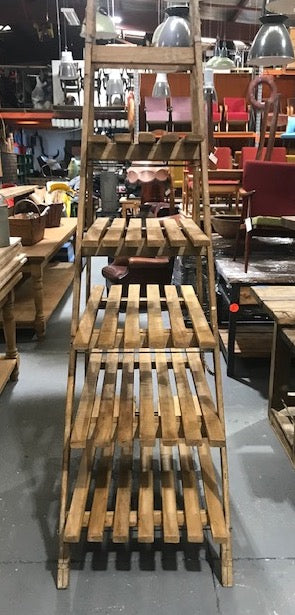 Vintage  Wooden Ladder Rack  #4057