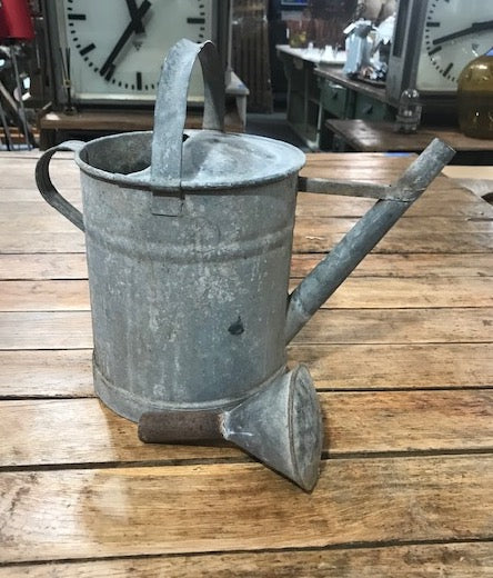 European Vintage  Galvenized Watering Can  #4060
