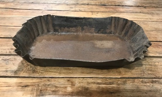 Rustic  European Metal Baking Dish / Mould  #4062