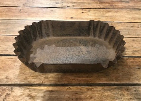 Rustic  European Metal Baking Dish / Mould  #4063