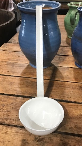 Old Stock (Never Used) European Enamel Soup Ladle #4069