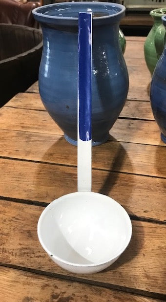 Old Stock (Never Used) European Enamel Soup Ladle #4070