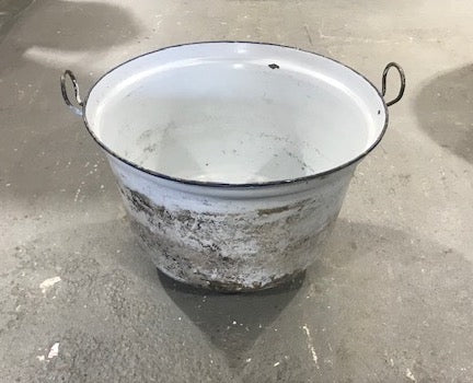 Vintage European Enamel  Cauldrons #4073