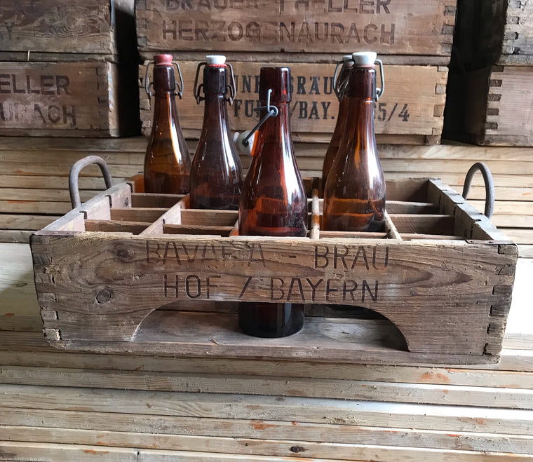 Vintage German Beer Crate  #4093