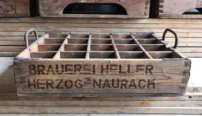 Vintage German Beer Crate  #4097