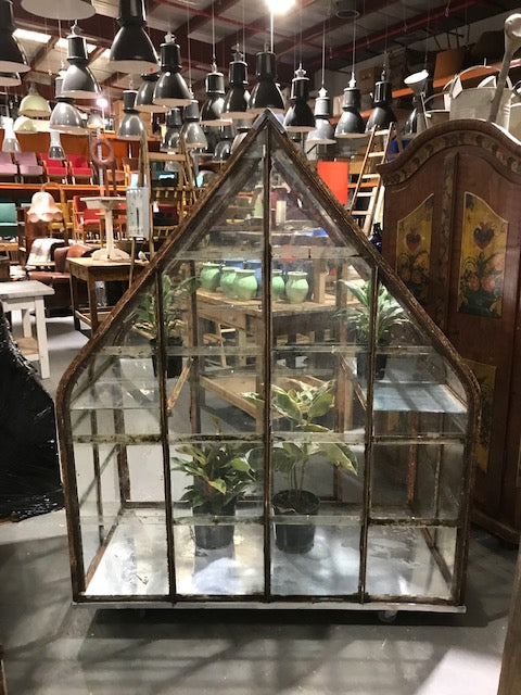 Vintage French Garden Glass House  #4107