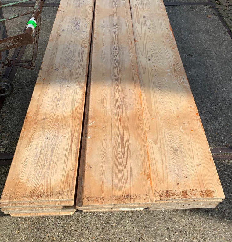 Belgian 1960s wooden cheese planks 2.0 mt long #3193