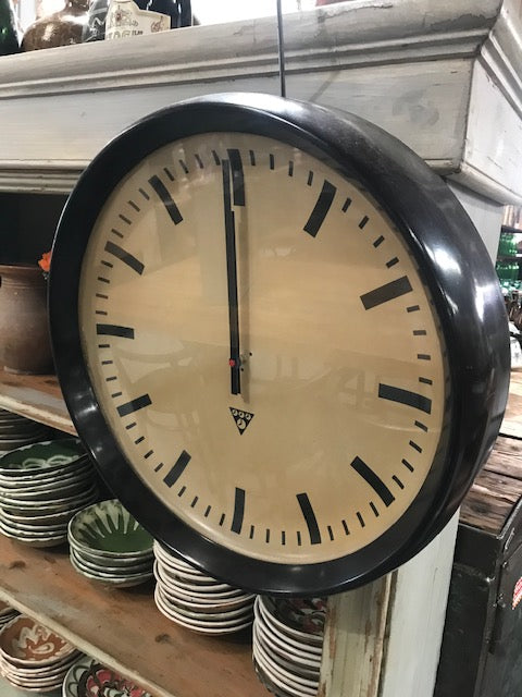 Vintage Czech Bakelite Station Clocks  #3131 (1)