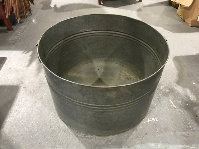 Vintage  European Metal Tub # 4127