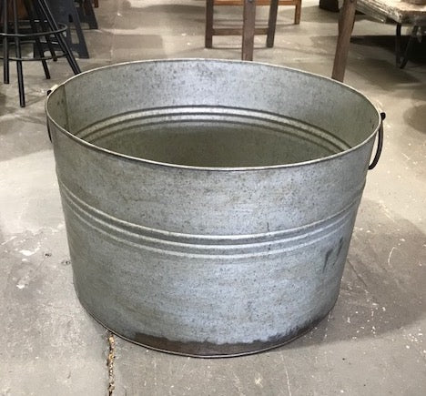 Vintage  European Metal Tub # 4134
