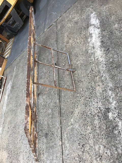 Industrial European Cast - Iron Window Frame #4138