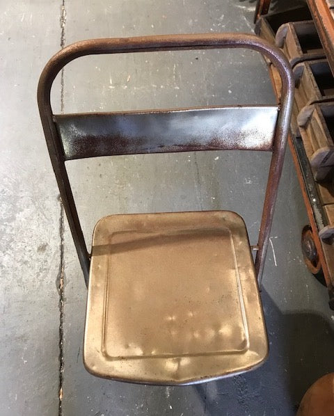 Vintage Foldable Metal Chair  # 4140