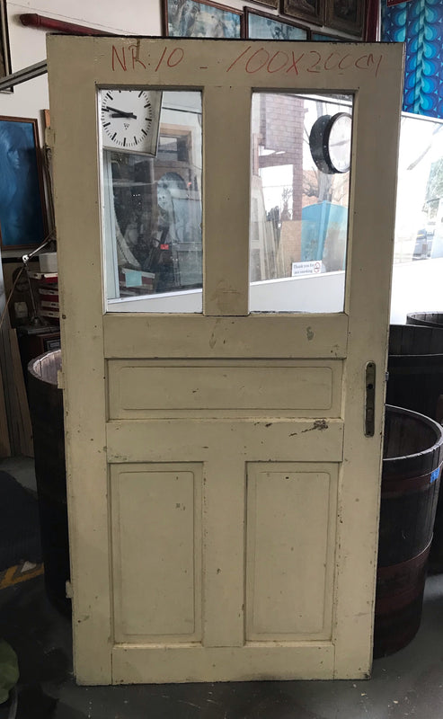 Vintage European Wooden  Door  #4163