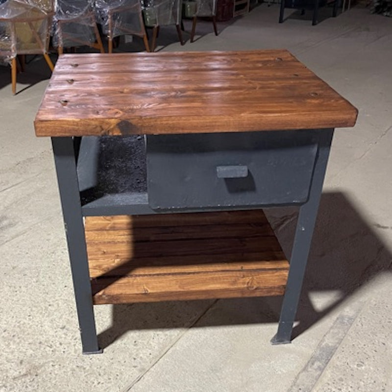 Vintage European Workbench / Kitchen Island #3781 Byron