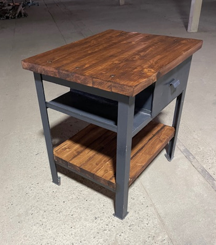 Vintage European Workbench / Kitchen Island #3781 Byron
