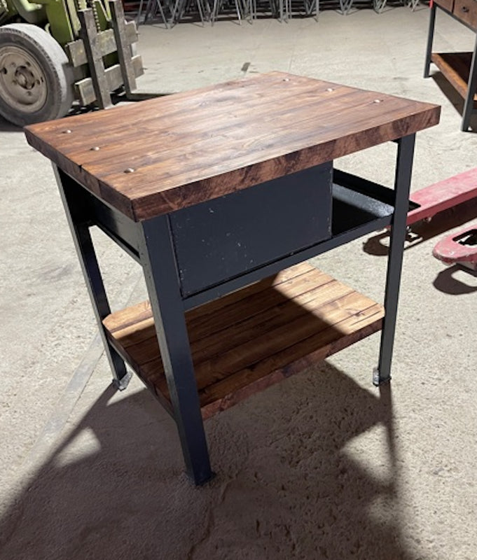 Vintage European Workbench / Kitchen Island #3781 Byron