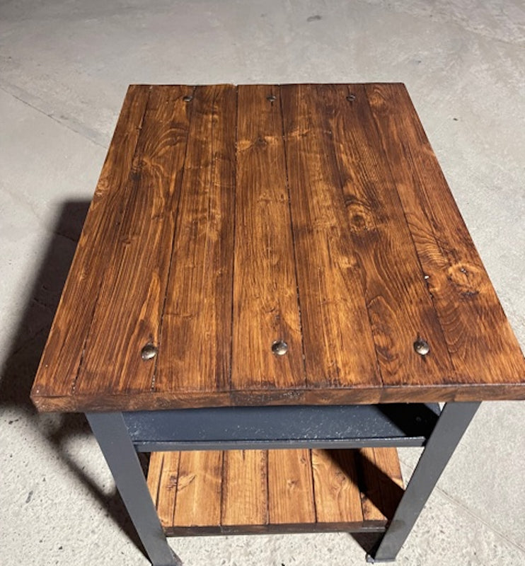 Vintage European Workbench / Kitchen Island #3781 Byron