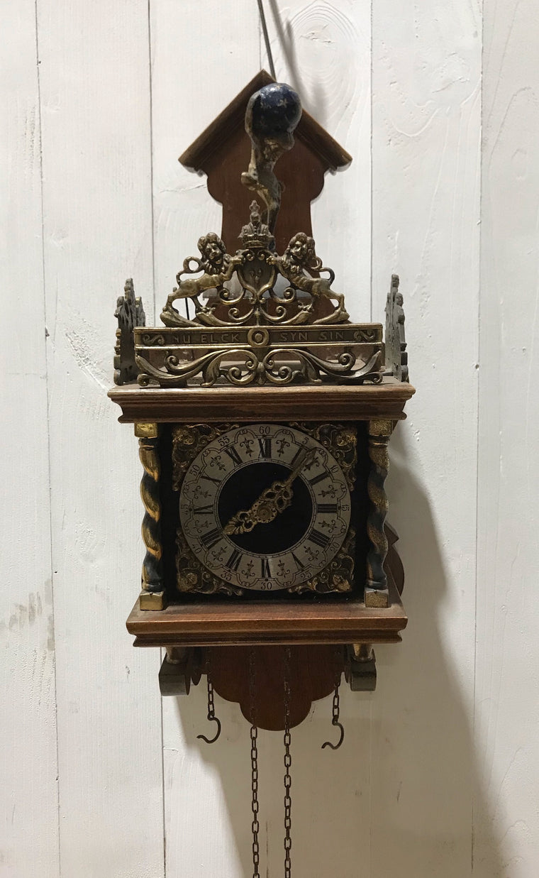 Vintage Dutch Cuckoo  Clock #4200