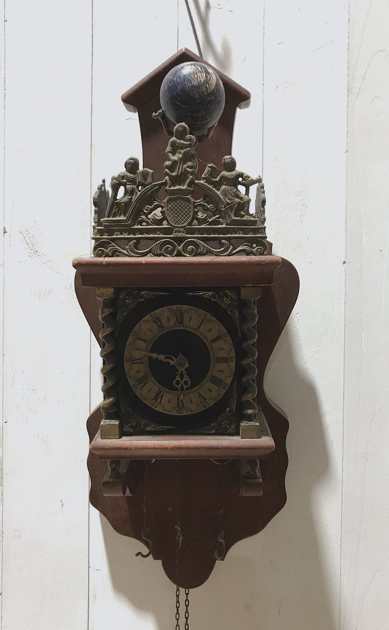 Vintage Dutch Cuckoo  Clock #4201