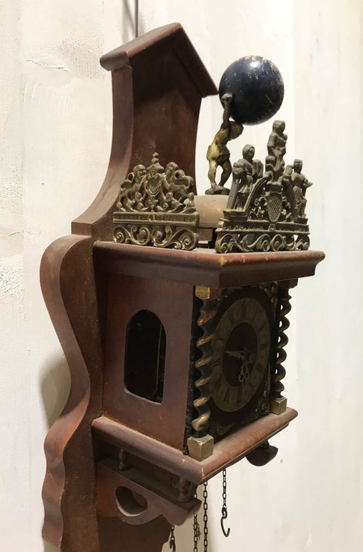 Vintage Dutch Cuckoo  Clock #4201