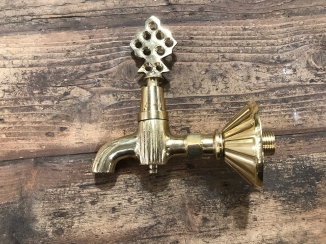 Vintage Turkish Anatolian brass faucet tap  #2132