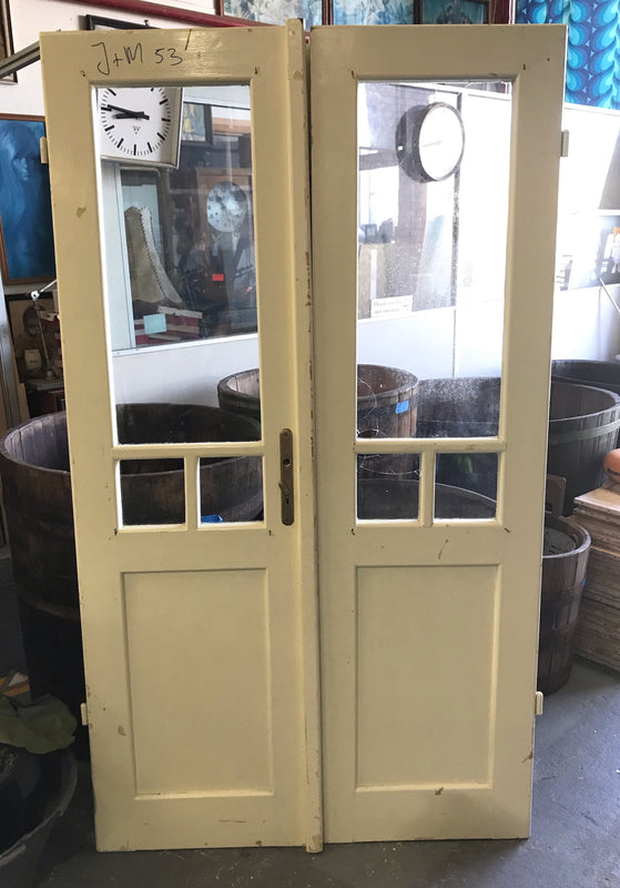 Vintage European Wooden  Door  #4216