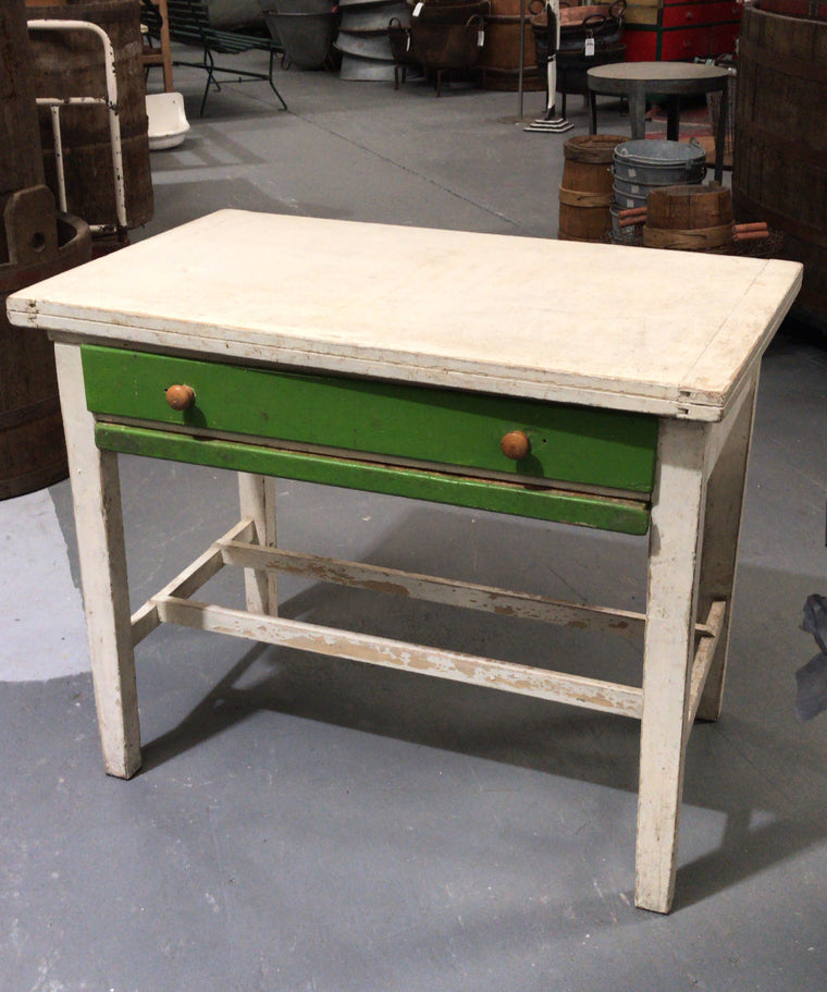 Vintage European Fold Out Farmhouse Table #B3179 Byron Warehouse