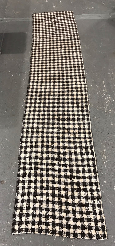 Part of 1940s  Ukraine Wool/Linen Throw Blanket   #4223