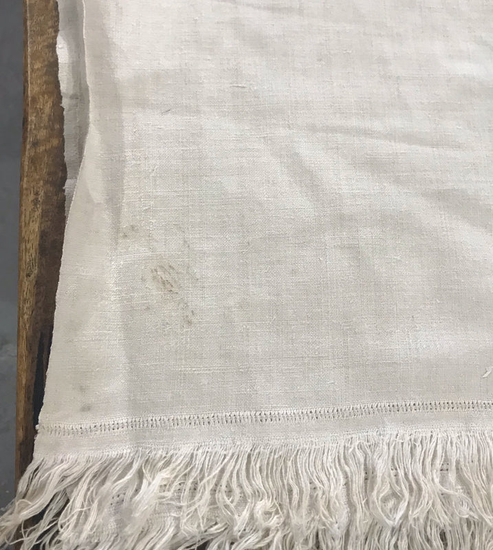 1940s  Linen/Hemp Sheet    #4224  (Read Information About This Item)