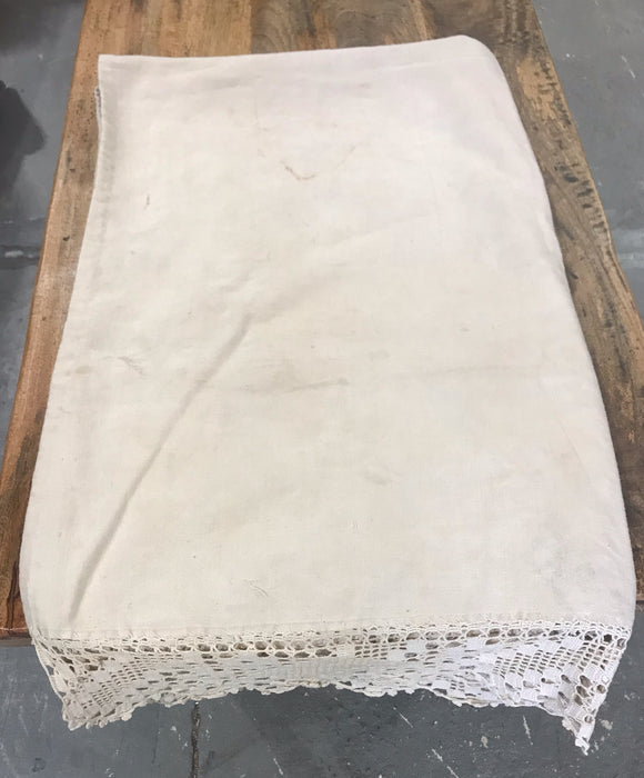 1940s  Linen/Hemp Sheet    #4225  (Read Information About This Item)