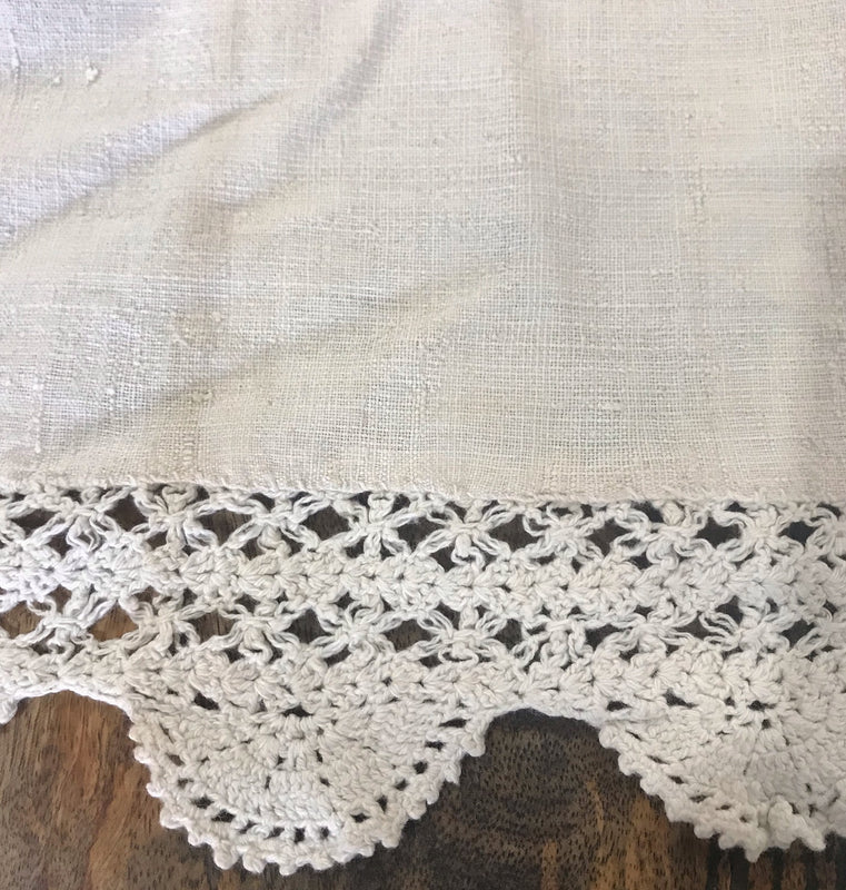 1940s  Linen/Hemp Sheet    #4226  (Read Information About This Item)