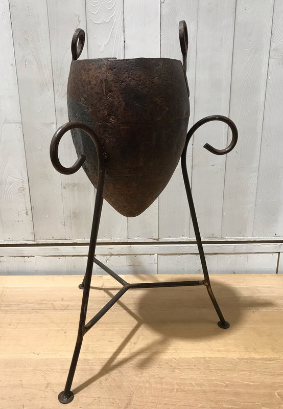 Vintage Metal Plant Planter  #4238