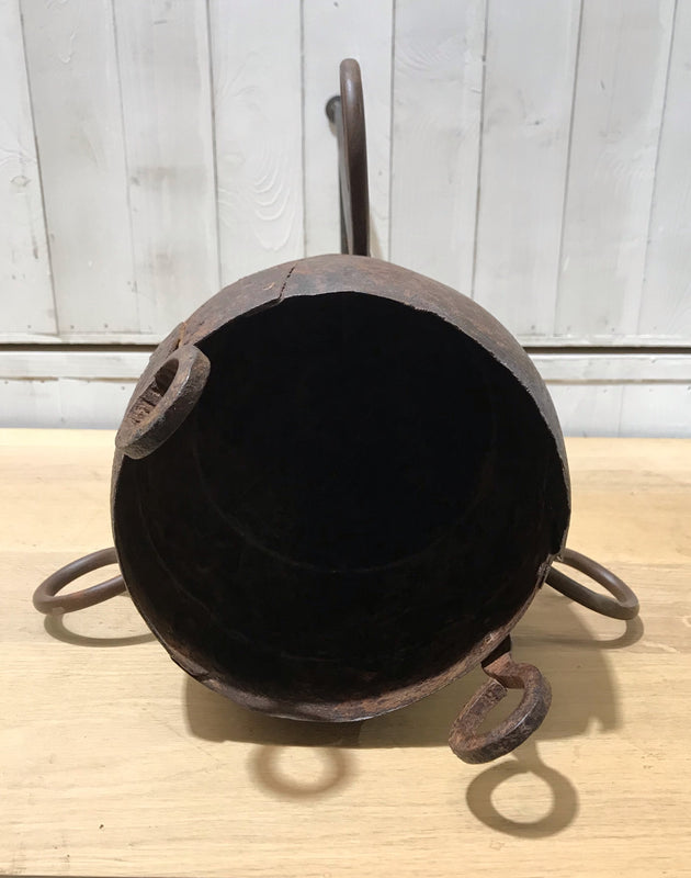 Vintage Metal Plant Planter  #4238