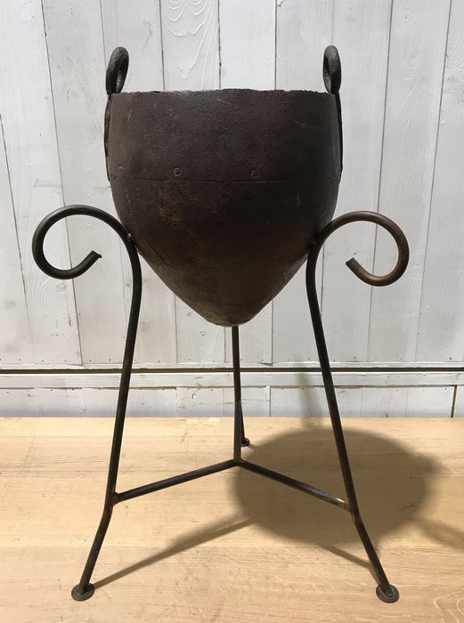 Vintage Metal Plant Planter  #4240