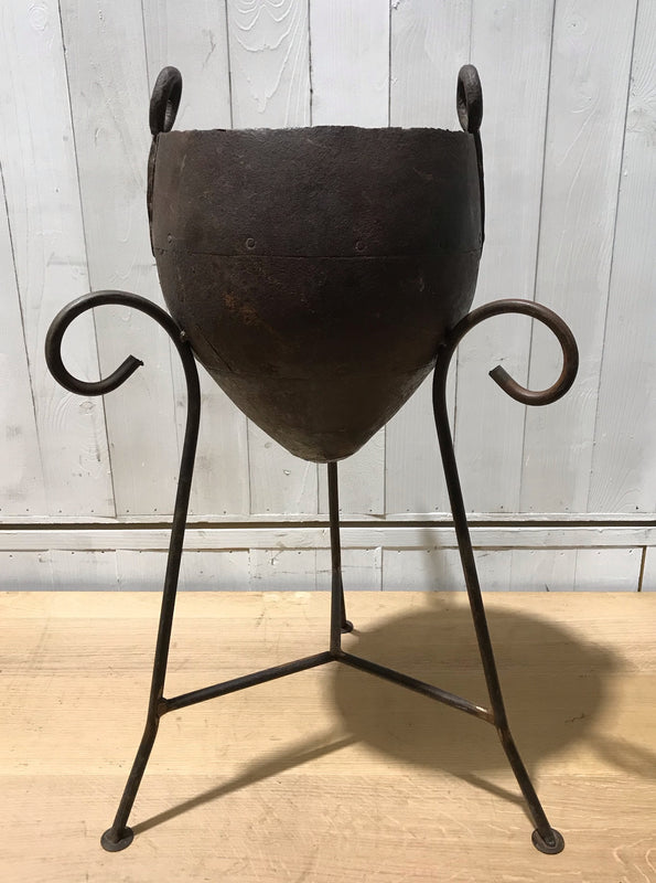 Vintage Metal Plant Planter  #4240