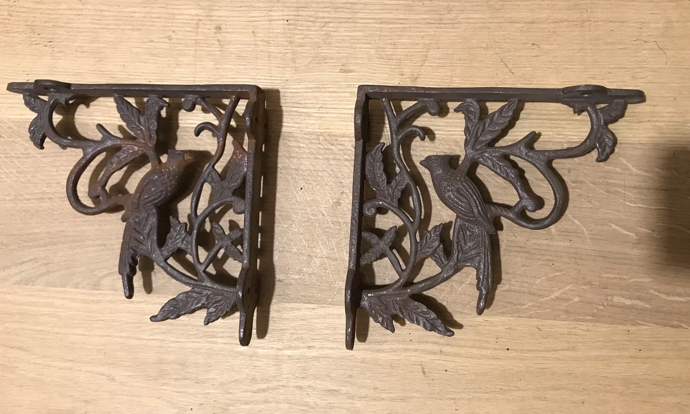Vintage Decorative Metal Wall Brackets  #4242