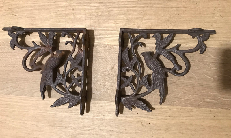 Vintage Decorative Metal Wall Brackets  #4242