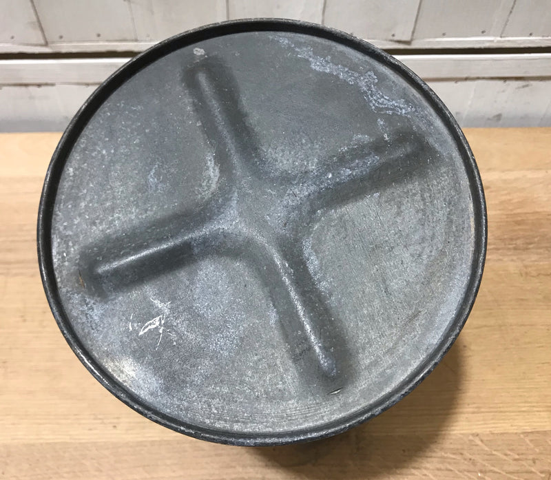 Vintage  Galvanised Bucket Planter #4248