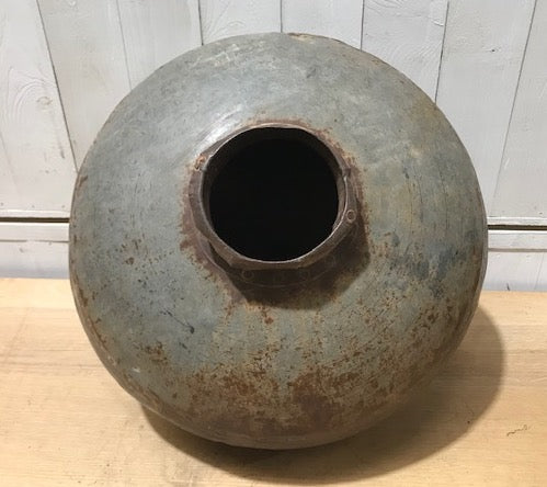 Vintage  Galvanised Water Vessle #4253