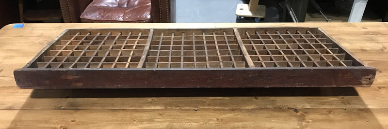 Vintage Wooden Printers Tray #4259 Byron