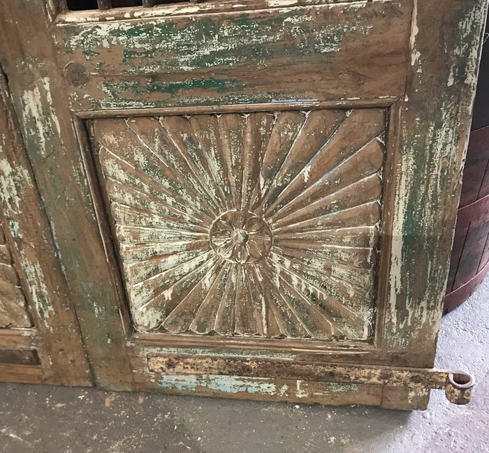 Vintage  Wooden Double  Doors  #4298