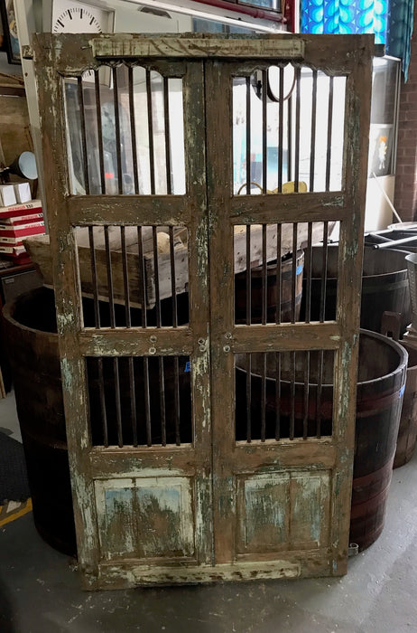 Vintage  Wooden Double  Doors  #4298