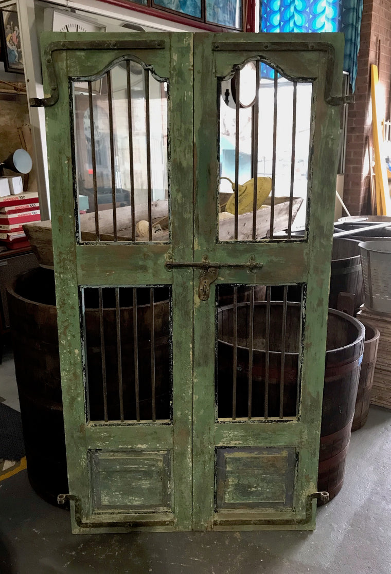 Vintage  Wooden Double  Doors  #4299  Byron