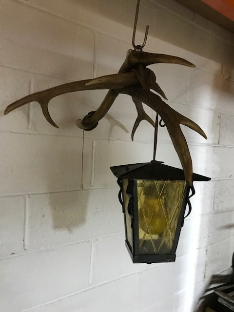 Vintage European Antler  Coach Light  #4304