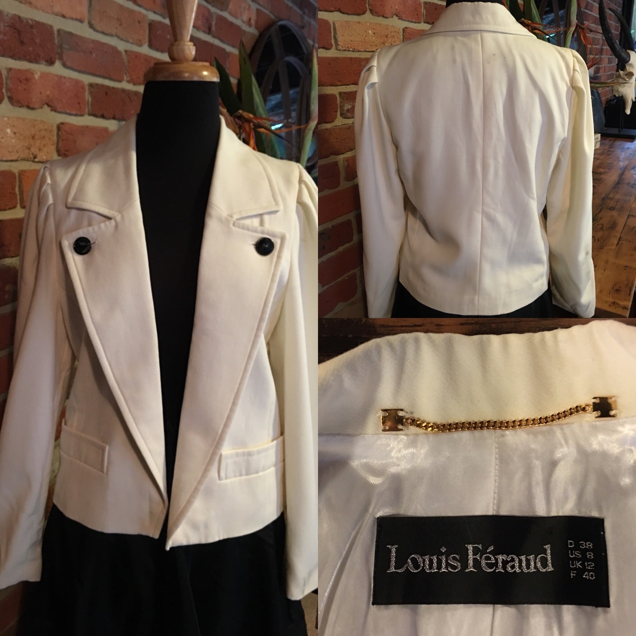 Vintage Louis Feraud Jacket C015 FREE AUS POSTAGE – Fossil Vintage