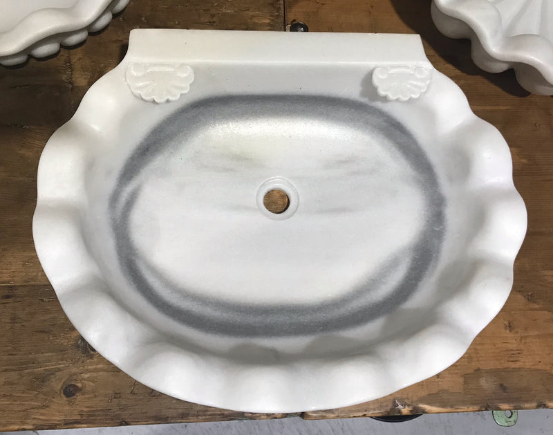 Vintage Turkish Marble Sink  #3246 (1)